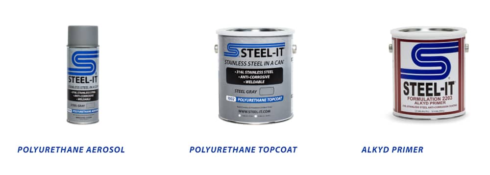 Polyurethane for Metal: Industrial Metallic Polyurethane Paint Coating –  STEEL-IT Coatings