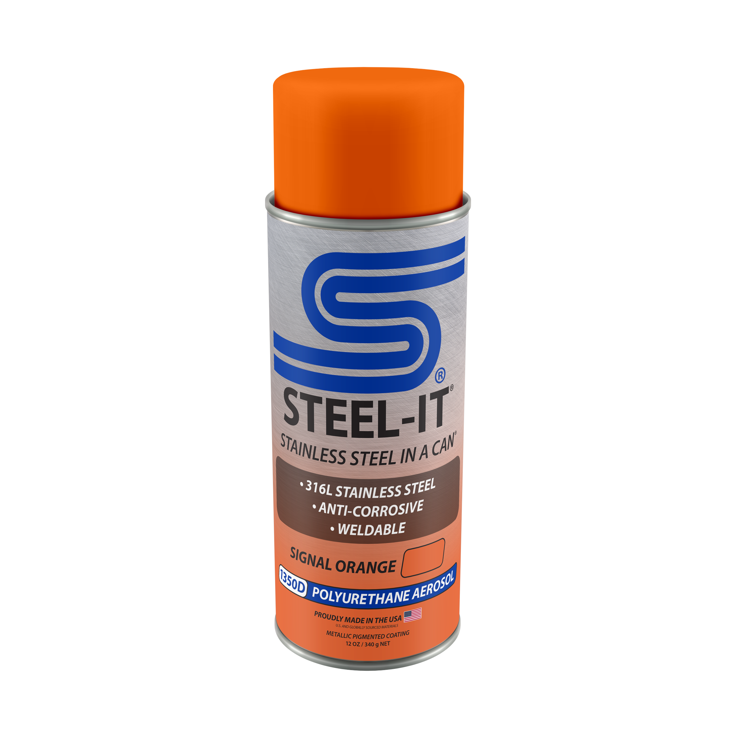 Brush On Steel-It 1002D Polyurethane Aerosol Paint (4-Pack) – Stainless ...