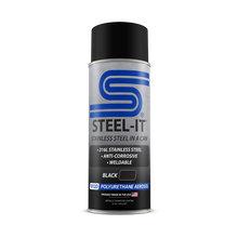 Load image into Gallery viewer, STEEL-IT 1012D Black, Polyurthane, Aerosol