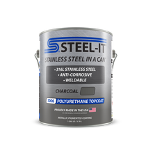 Load image into Gallery viewer, STEEL-IT 1006 Charcoal, Polyurethane Topcoat, Anti-Corrosive, Weldable Coating