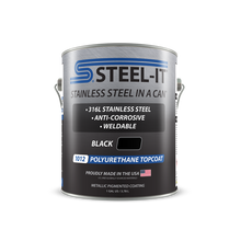 Load image into Gallery viewer, STEEL-IT 1012 Black, Polyurethane Topcoat, Anti-Corrosive, Weldable Coating