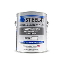 Load image into Gallery viewer, STEEL-IT 1030 White, Polyurethane Topcoat, Anti-Corrosive, Weldable Coating