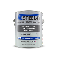 Load image into Gallery viewer, STEEL-IT 1050 Dove Gray, Polyurethane Topcoat, Anti-Corrosive, Weldable Coating