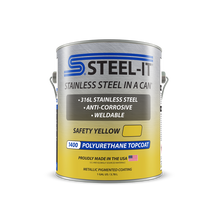 Load image into Gallery viewer, STEEL-IT 1400 Safety Yellow, Polyurethane Topcoat, Anti-Corrosive, Weldable Coating